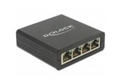 Netwerk-adapter (netwerkkaart, printserver, enz.) - DeLOCK Adapter USB 3.0 > 4 x Gigabit LAN - 62966