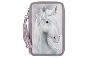 School accessoires - Depesche Miss Melody Triple Pencil Case FANTASY HORSES - 0413126