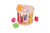 Speelgoed voor baby's - Bigjigs Wooden Shape Sorter - BB096