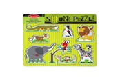 Speelgoed voor baby's - Melissa & Doug Zoo Animals Sound Puzzle - 50215