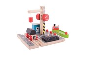 Houten speelgoed - Bigjigs Wooden Rails - Coal Charging Station - BJT257