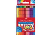Schrijf- en tekengerei - Faber-Castell Fibre-tip pens Grip Colour Marker set 20 - 155320