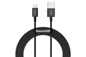 USB-kabel - Baseus Superior Series Cable USB to iP 2.4A 2m (black) - CALYS-C01