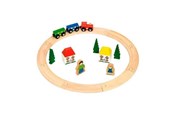 Houten speelgoed - Bigjigs Wooden Train Set Junior 20 pieces. - BJT010