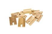 Houten speelgoed - Bigjigs Wooden Rails - Mini 8 pcs. - BJT104