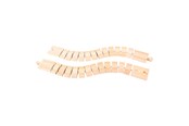 Houten speelgoed - Bigjigs Wooden Rails - Flexible 2 pcs. - BJT164