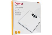 Personenweegschalen - Beurer Badkamer weegschaal - GS 400 Bathroom Scale Glass ( White ) - GS400H