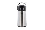 Thermosfles - Thermos - Jug with pump 1.9L - Steel/Black (15095) - 15095