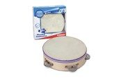 Muziek - Bontempi Tambourine with wooden edge - 561820