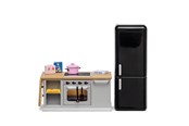Dollhouse & Accessories - Lundby cooker & fridge set - 18031
