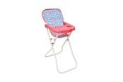 Pop, teddybeer en materiaal - Dolls World High chair - 20970