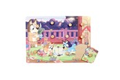 Puzzels - Bluey wooden puzzle with knob - 18156