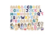 Speelgoed - Bluey magnetic letters - 18155