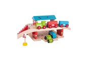 Houten speelgoed - Bigjigs Wooden Rails Above Ground Train Station 5 pcs - BJT237