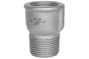 Schroefdraadfittingen - +GF+ extension piece black 1/2'' - 770529104