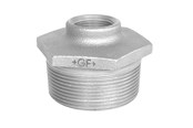 Schroefdraadfittingen - +GF+ nipple sleeve galvanized 4 - 2 1/2'' - 770241252