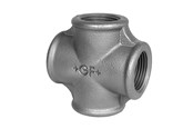 Schroefdraadfittingen - +GF+ cross black 1 1/4'' - 770180107