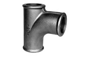 Schroefdraadfittingen - +GF+ flow tee 90° black 2'' - 770131105