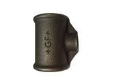 Schroefdraadfittingen - +GF+ tee 90° black reduced 3/4-1/4'' - 770130122