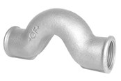 Schroefdraadfittingen - +GF+ bend galvanized 1'' - 770085206