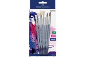 Hobby artikelen - Faber-Castell Brush round 3x and flat 3x on BC - 282891