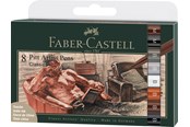 Schrijf- en tekengerei - Faber-Castell India ink Pitt Artist Pen Classical 8ct - 167172