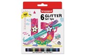 Creatief spelen - Bruynzeel Kids Glitter Felt Tip Pens 6 pcs. - 60126006