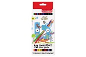 Schrijf- en tekengerei - Bruynzeel Kids Twin Point Colored Pencils 12 pcs. - 60112001