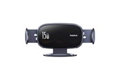 Mobiel - Adapters & Opladers - Baseus LightChaser car holder with induction charger (black) - C40355901111-00
