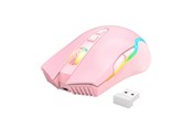 Muis - ONIKUMA CW905 Wireless - Gaming muis - Optisch - 7 knoppen - Roze met RGB - CW905 2.4G pink