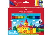 Schrijf- en tekengerei - Faber-Castell Felt-tip pen Jumbo 24pc. super washable - 154324