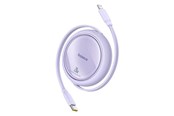 USB-kabel - Baseus Free2Pull USB-C to iP 20W 1m USB cable (purple) - P10364501511-00