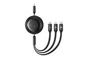 USB-kabel - Baseus Fast Charging Cable 3in1 Free2Draw USB-C to USB-C/Lightning/Micro 100W 1.1m (black) - P10368700111-04
