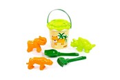 Buiten spelen - Cavallino Toys Safari XL Bucket Set with Sand Moulds 7pcs. - 9643SF01