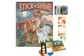 Creatief spelen - Dino World Colouring Book Stick & Shine - 412473