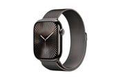Smartwatch, Sporthorloge en Activity Tracker - Apple Watch Series 10 GPS + Cellular 46mm - Slate Titanium Case with Slate Milanese Loop - S/M - MC7R4QN/A