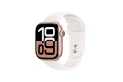 Smartwatch, Sporthorloge en Activity Tracker - Apple Watch Series 10 GPS + Cellular 42mm - Rose Gold Aluminium Case with Light Blush Sport Band - S/M - MWX93QN/A