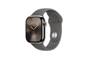 Smartwatch, Sporthorloge en Activity Tracker - Apple Watch Series 10 GPS + Cellular 42mm - Titanium Case with Stone Grey Sport Band - S/M - MWXD3QN/A