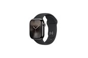 Smartwatch, Sporthorloge en Activity Tracker - Apple Watch Series 10 GPS + Cellular 42mm - Slate Titanium Case with Black Sport Band - S/M - MWXG3QN/A