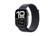Smartwatch, Sporthorloge en Activity Tracker - Apple Watch Series 10 GPS + Cellular 46mm - Jet Black Aluminium Case with Ink Sport Loop - MWY53QN/A
