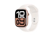 Smartwatch, Sporthorloge en Activity Tracker - Apple Watch Series 10 GPS + Cellular 46mm - Rose Gold Aluminium Case with Light Blush Sport Band - M/L - MWY73QN/A