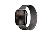 Smartwatch, Sporthorloge en Activity Tracker - Apple Watch Series 10 GPS + Cellular 42mm - Slate Titanium Case with Slate Milanese Loop - MX053QN/A