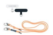 Mobiel - Overige accessoires - Mobile Origin Lanyard rope 6 mm - Peach Fuzz - 82 - 163cm - LYR-UNI-PCFZ