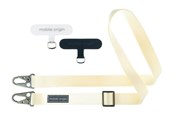 Mobiel - Overige accessoires - Mobile Origin Lanyard tape 25mm - White - 84 - 165cm - LYT-UNI-WHT