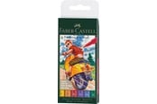 Schrijf- en tekengerei - Faber-Castell India ink Pitt Artist Pen B colour 6x - 167174