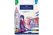 Schrijf- en tekengerei - Faber-Castell Gofa Aqua Dual Marker wallet of 12 - 164612