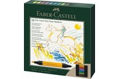 Schrijf- en tekengerei - Faber-Castell India ink PAP Dual Marker wallet of 10 - 162010