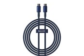 USB-kabel - Baseus Tungsten Gold USB-C to USB-C cable 100W 2m (blue) - P10319800321-04