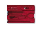 Bureau-accessoires - Victorinox SWISSCARD red transparent - 0.7100.T