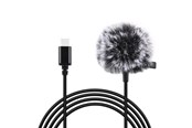 Microfoon - Puluz Microphone Jack PU425 1.5m USB-C / Type-C - PU425